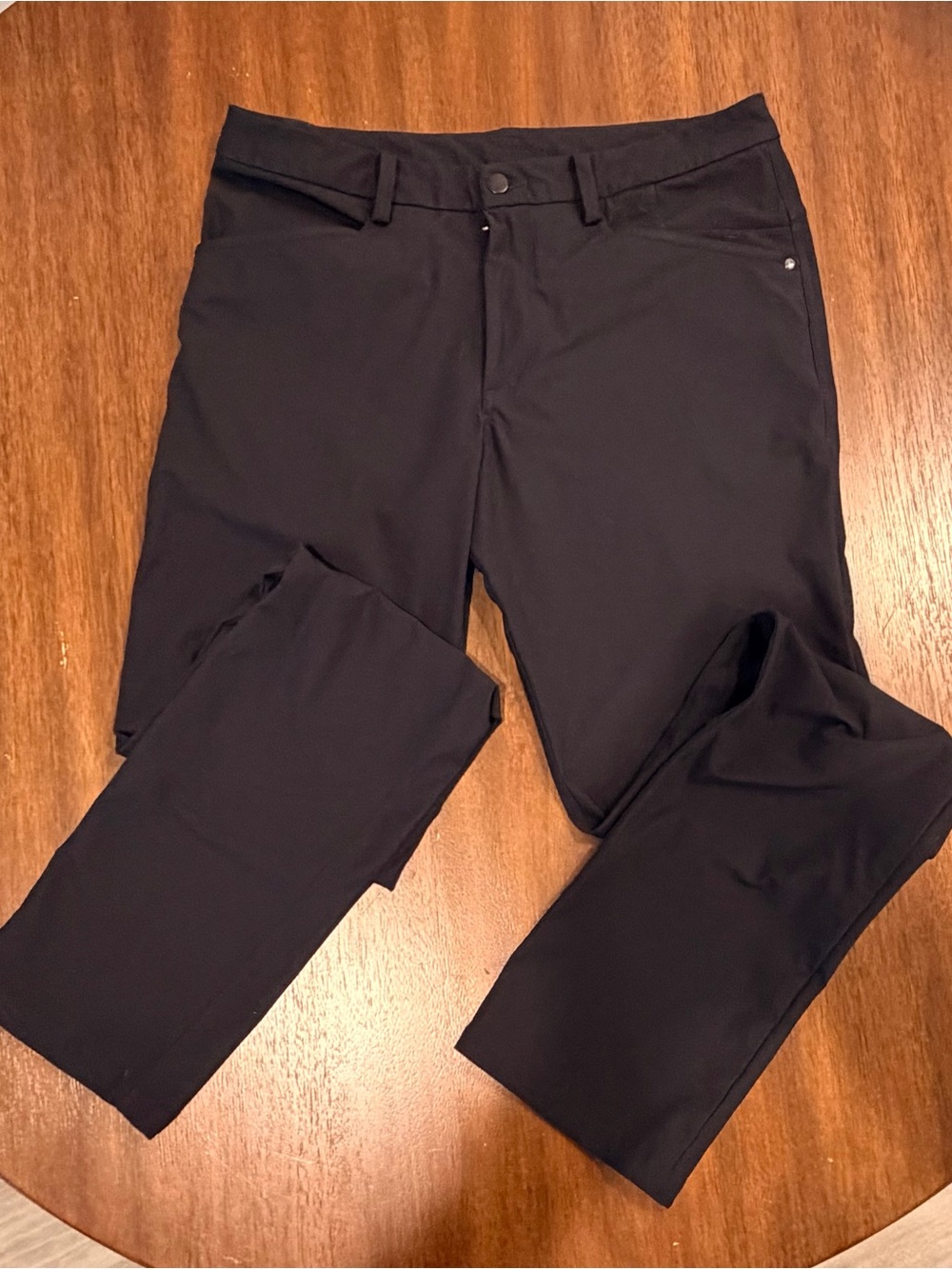 Lululemon Men’s Black Pants 35x34 Stretch Performance 5 Pocket